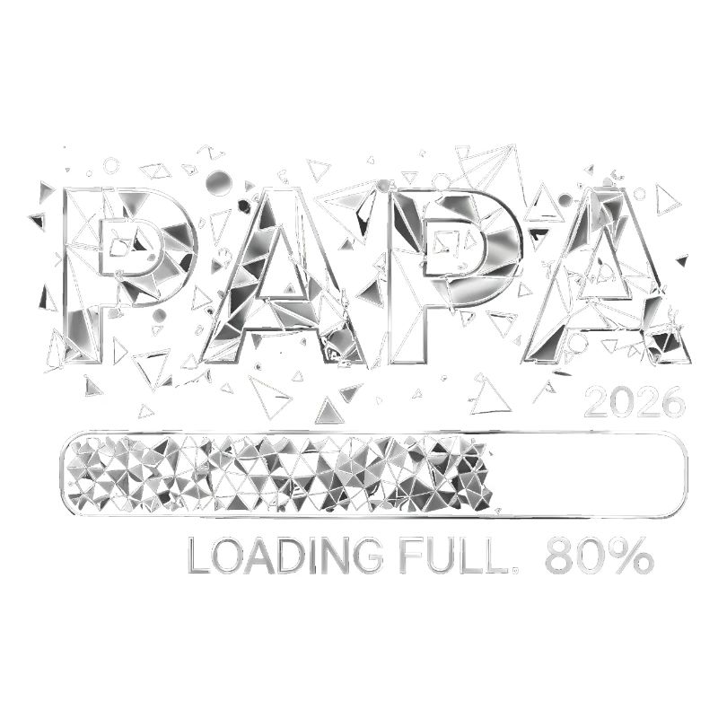 Papa 2026 Loading Werdender Papa Geschenk