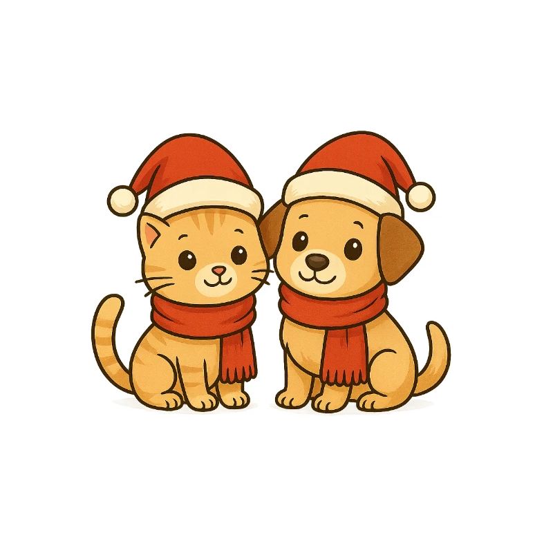 Duo de Noël Amis de compagnie