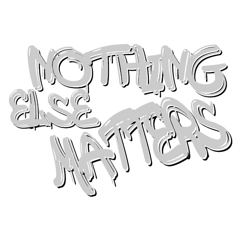 Typographie de citation graffiti : slogan gris gras