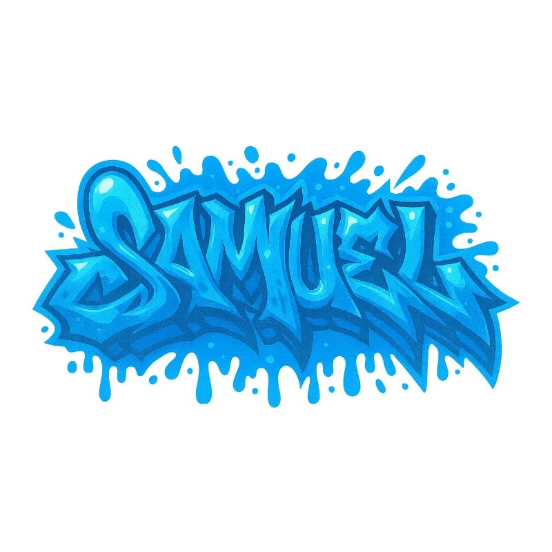 Graffiti Samuel Name Gift Ideal Printable