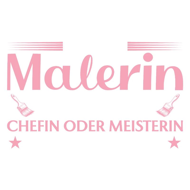 Handwerkerin Chefin oder Meisterin - Malerin