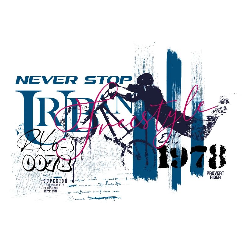 Never Stop Trendstyle Freestyle BMX Rad