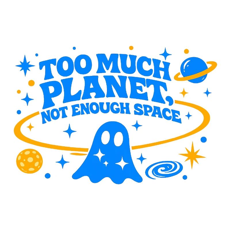 Trop de planète | Pas assez d’espace | Bleu électrique