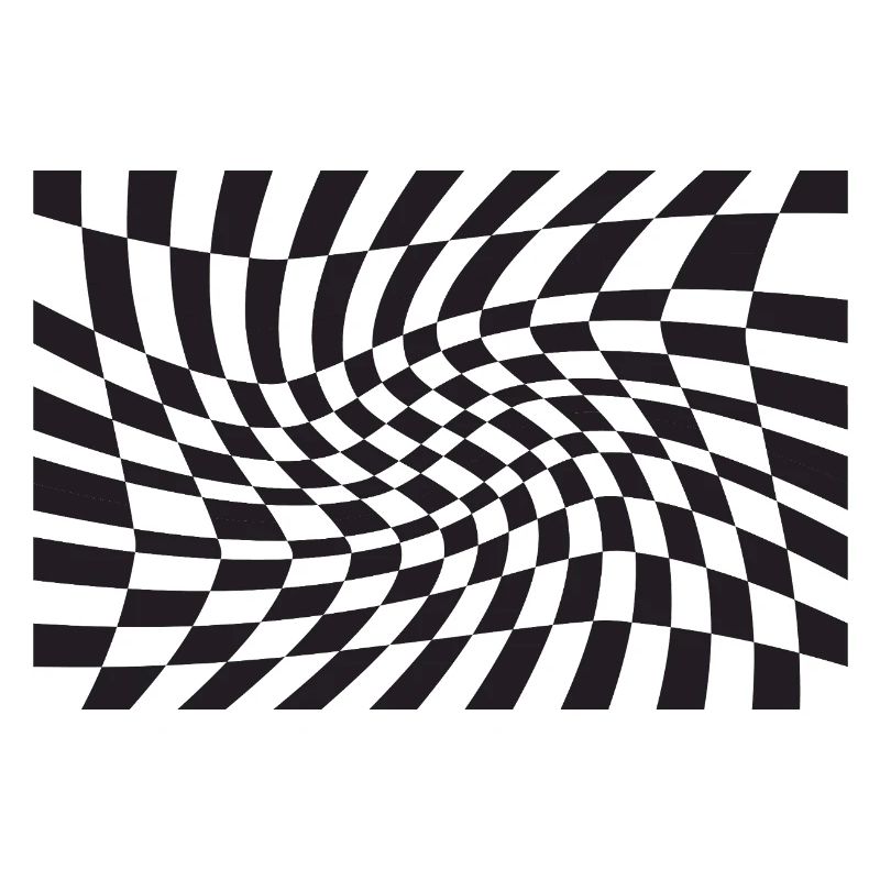 Warped Checker Optical Spiral