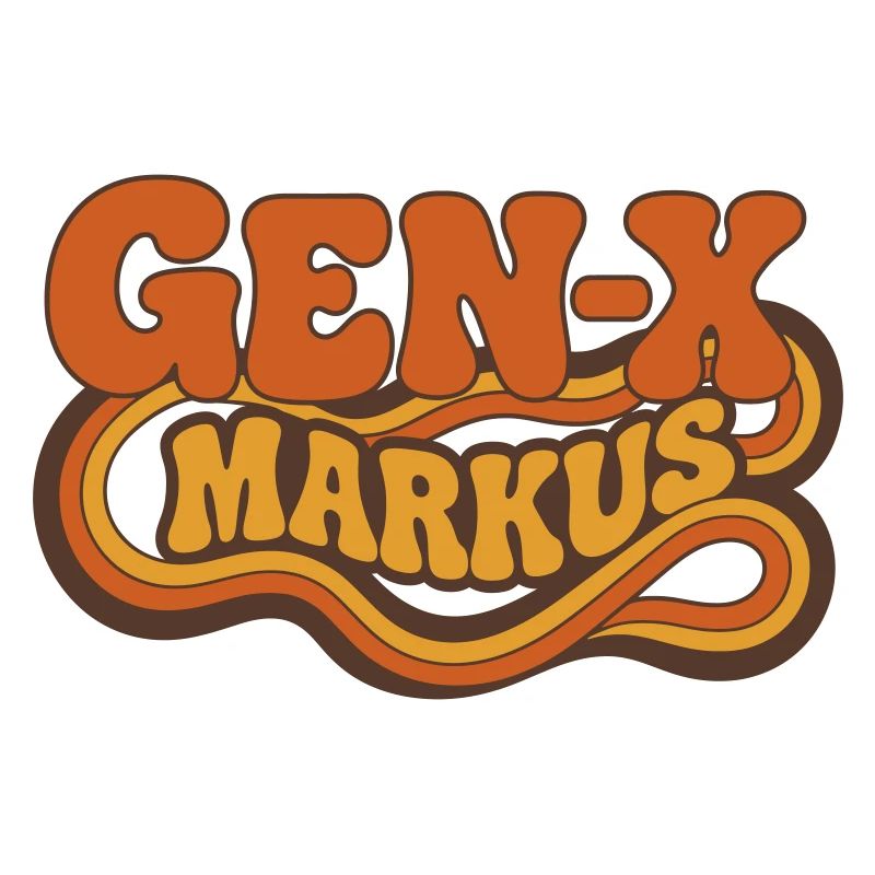 Gen-X Markus Retro Logo