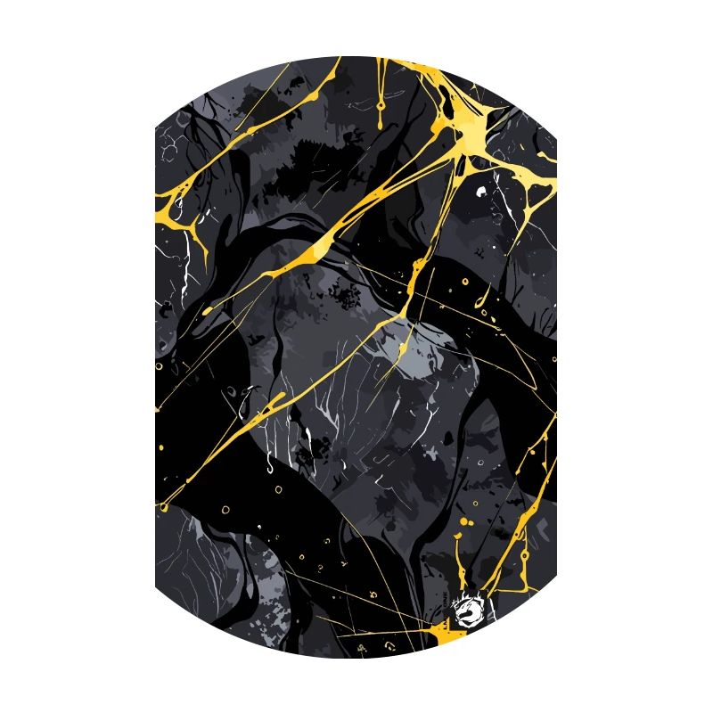 Marmor Marmor Granit schwarz und golden oder GF