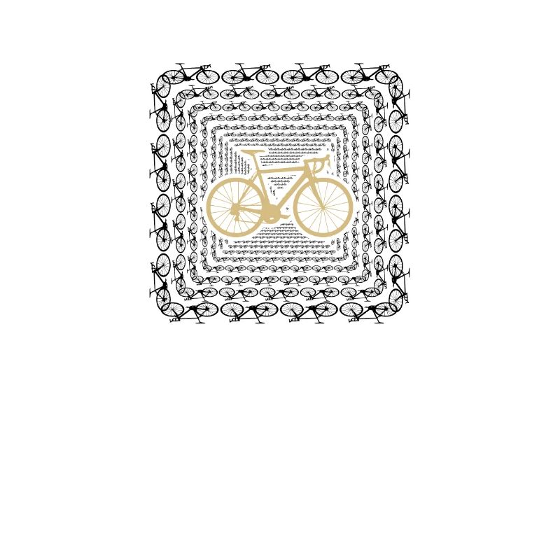 Vélo vélo QR Code gold