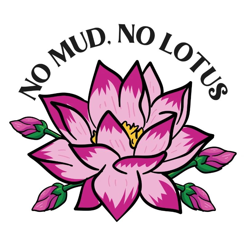 Pas de boue pas de fleur de lotus fleur de lotus