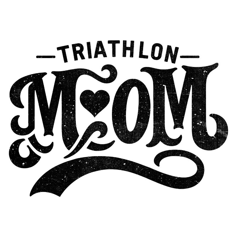 Triathlon Maman Natation Vélo Course Triathlète Mère