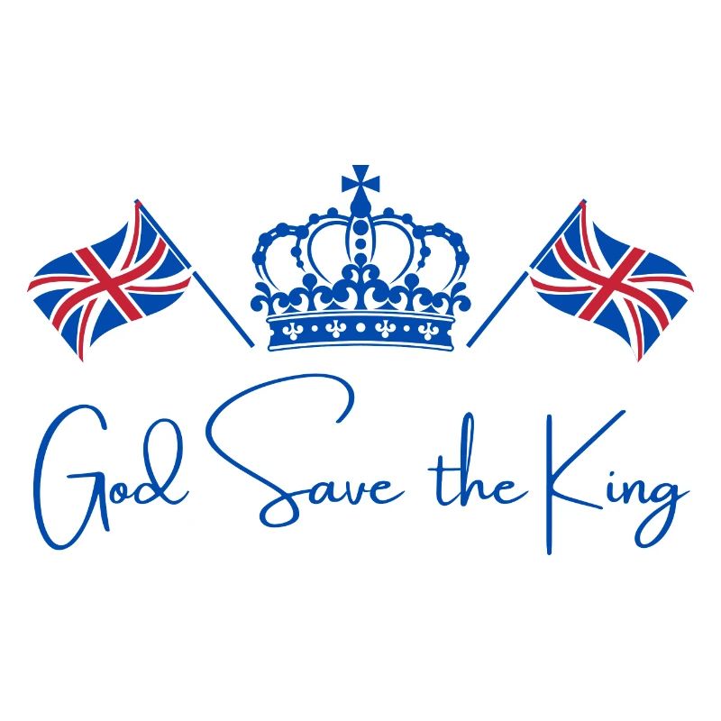 British King Coronation Charles England Flag