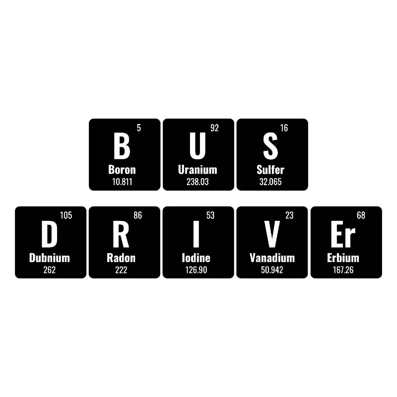 Periodensystem der Elemente Schulbusfahrer