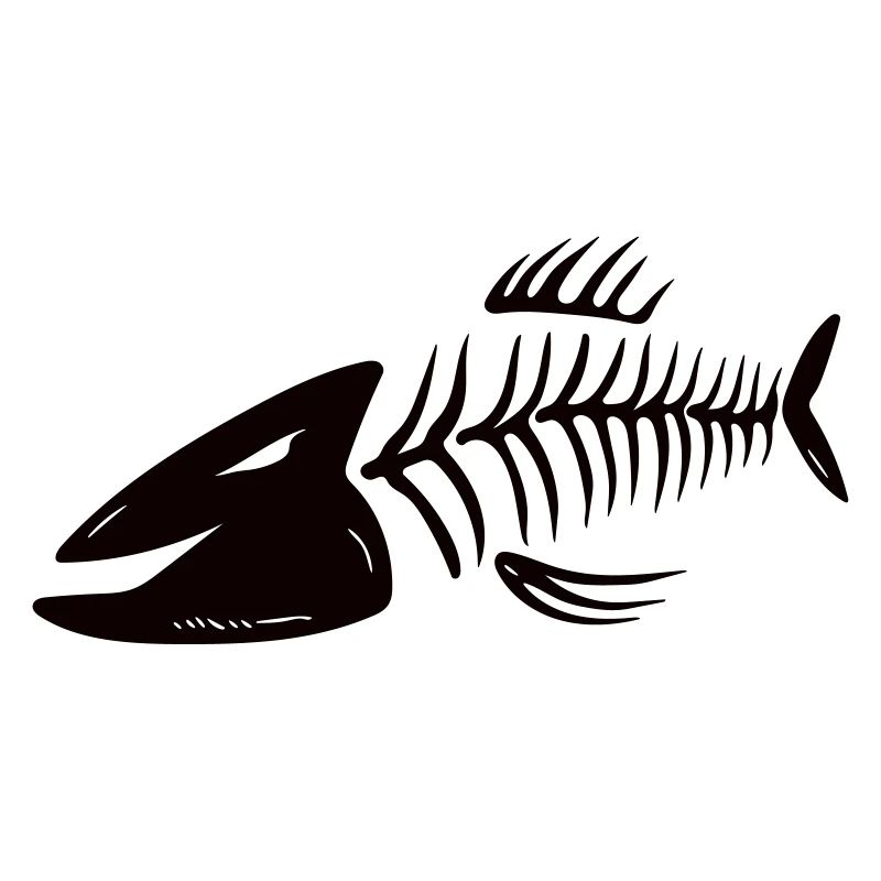 Fischkopf Vector Gräten - In allen Farben