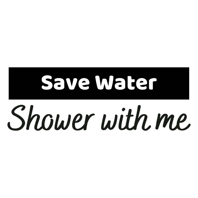 Save water shower you with me