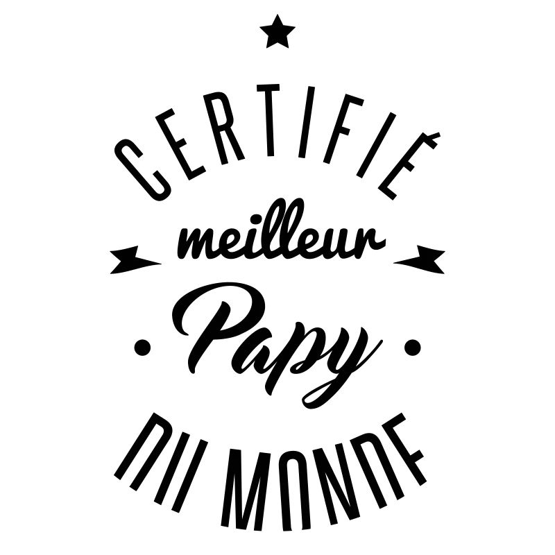 certifié meilleur papy