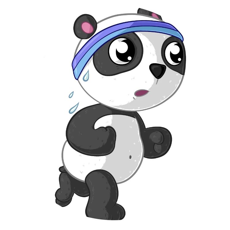 Panda de remise en forme