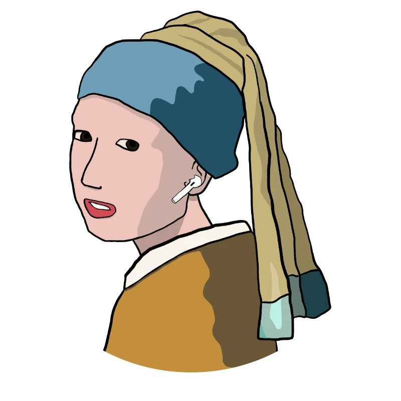 Mädchen mit der (Perle)