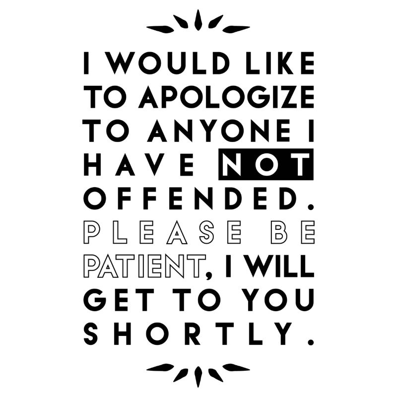 apologize.