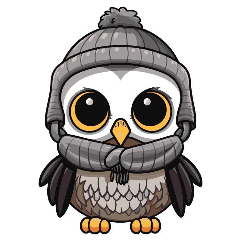 Eule Winter Cozy