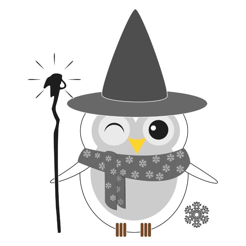 Owl Witch Witch Halloween Magic Magic Eagle Owl