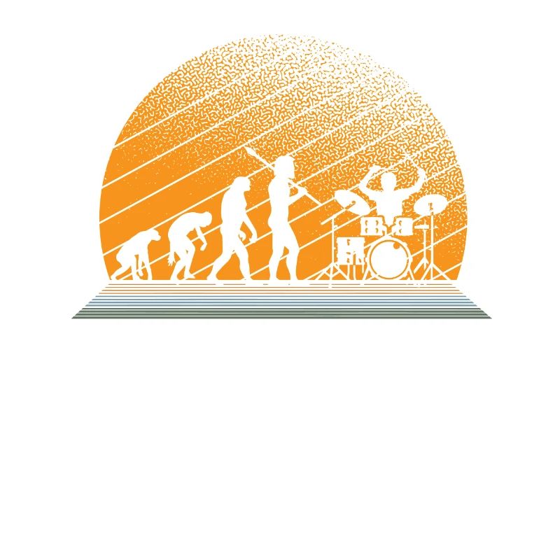 Drummer Schlagzeug Evolution Vollmond Bühne