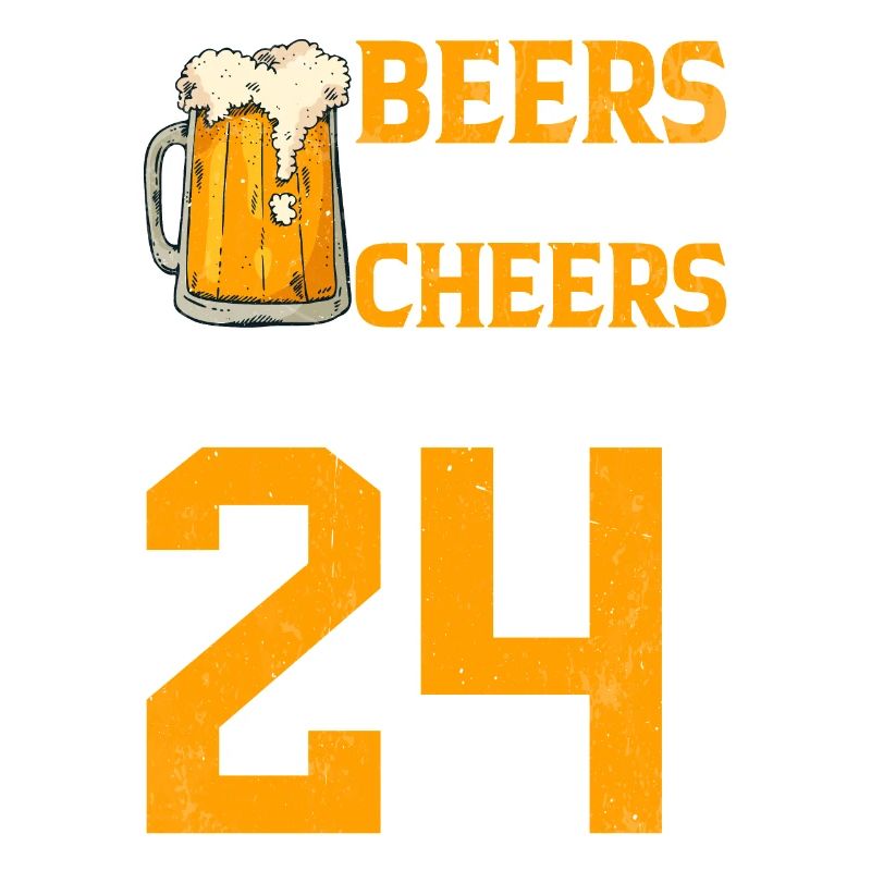 Acclamations et bière à 24 ans Chope de bière mousseuse