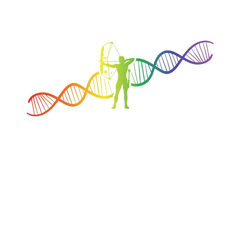 DNA Helix Rainbow Genetics Tir à l’arc coloré