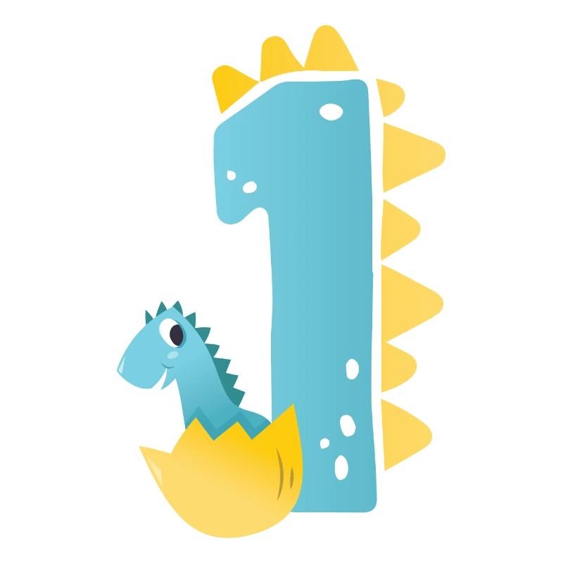 1. Geburtstag | Dinosaurier Geburtstag |