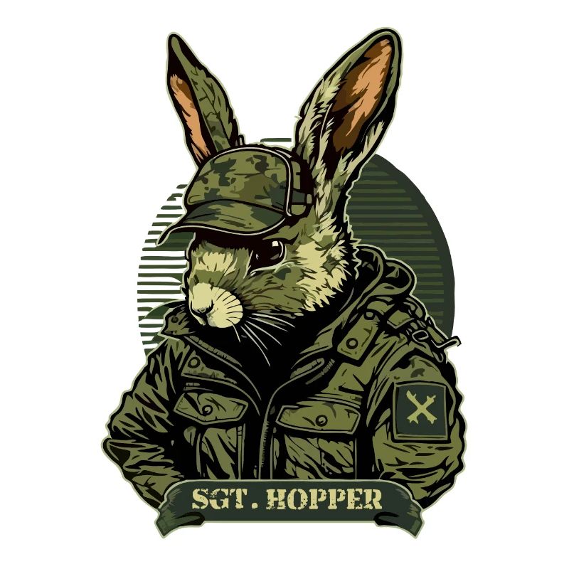 Rabbit military forest defense commandos