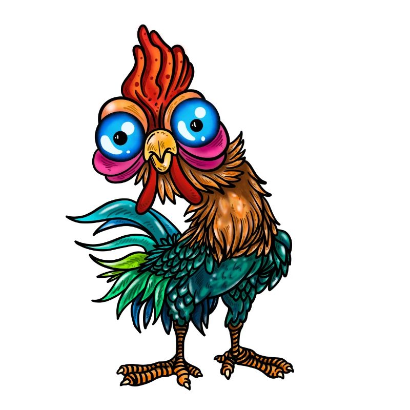 Funny Rooster Chickens Breeding Chicken Lover