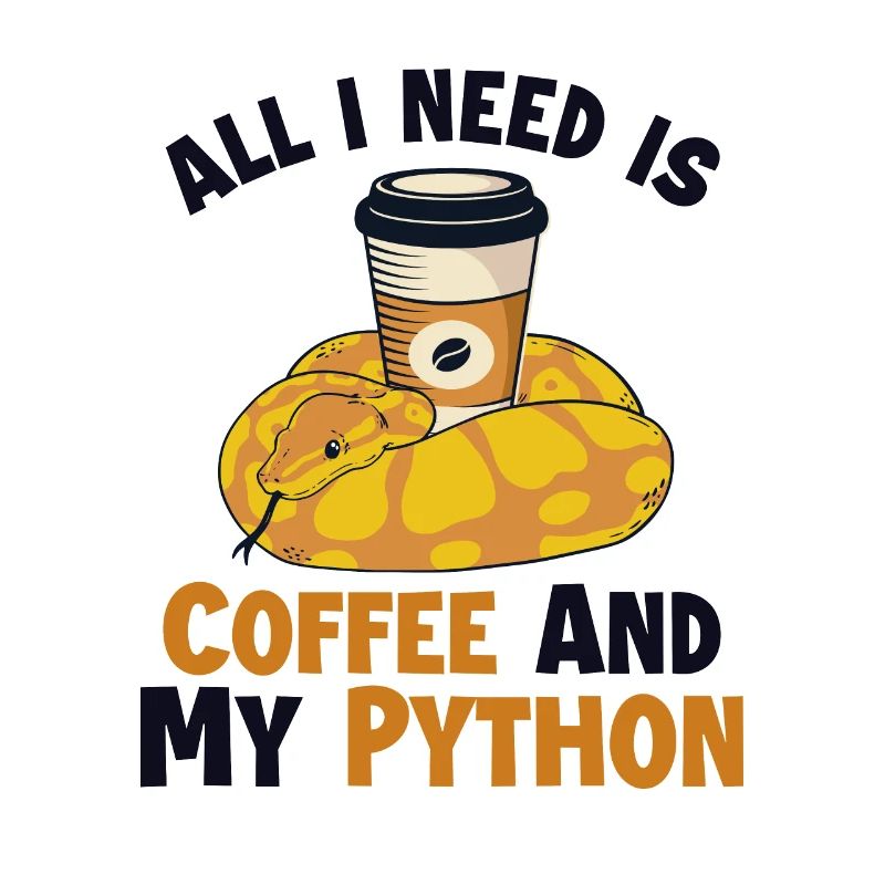 Coffee and Python Python Schlange Banana Ball