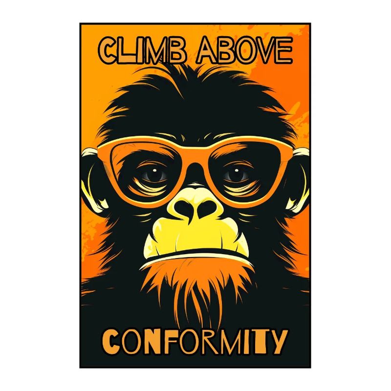 Overcome conformity: shivering monkey