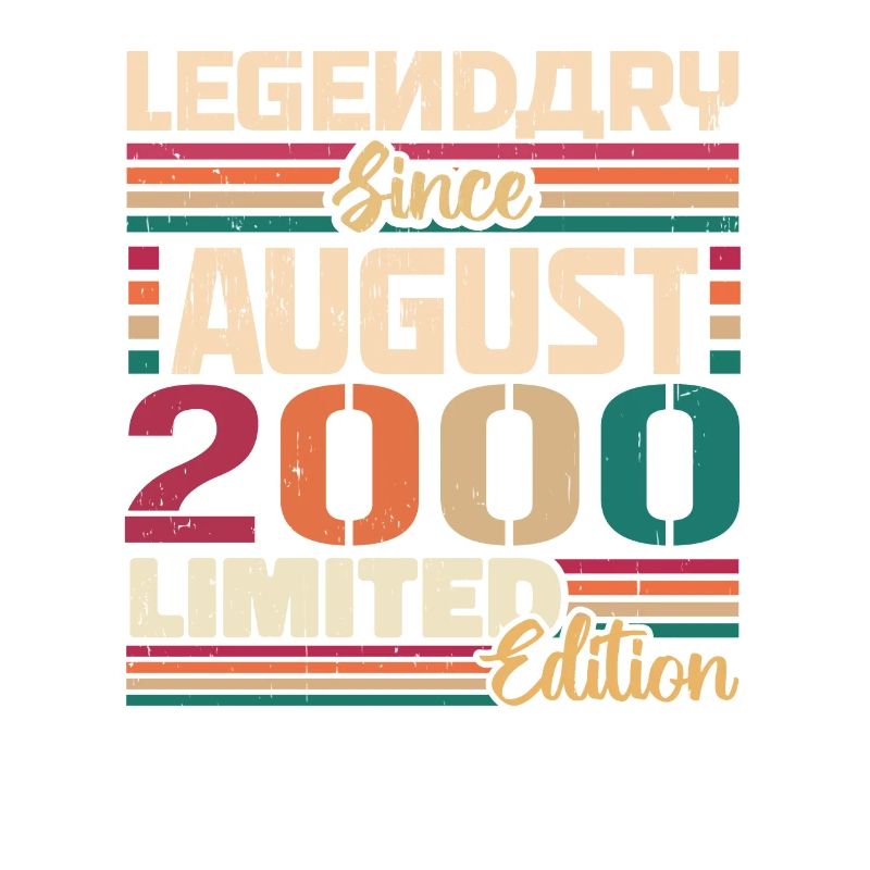 2000 August Geburtstag Legende August 2000