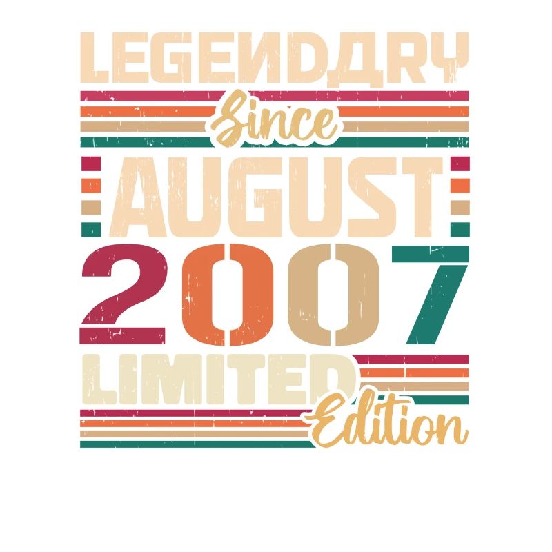 2007 August Geburtstag Legende August 2007