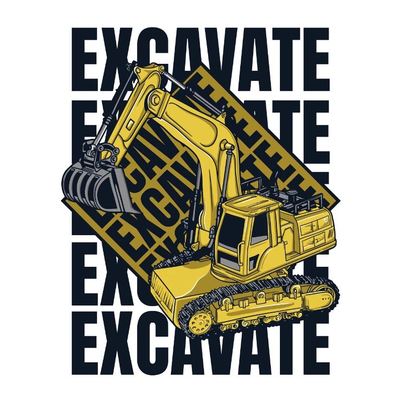 Excavate Raupenbagger Bagger Seilbagger