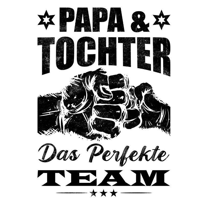 Papa und Tochter das perfekte Team Spruch