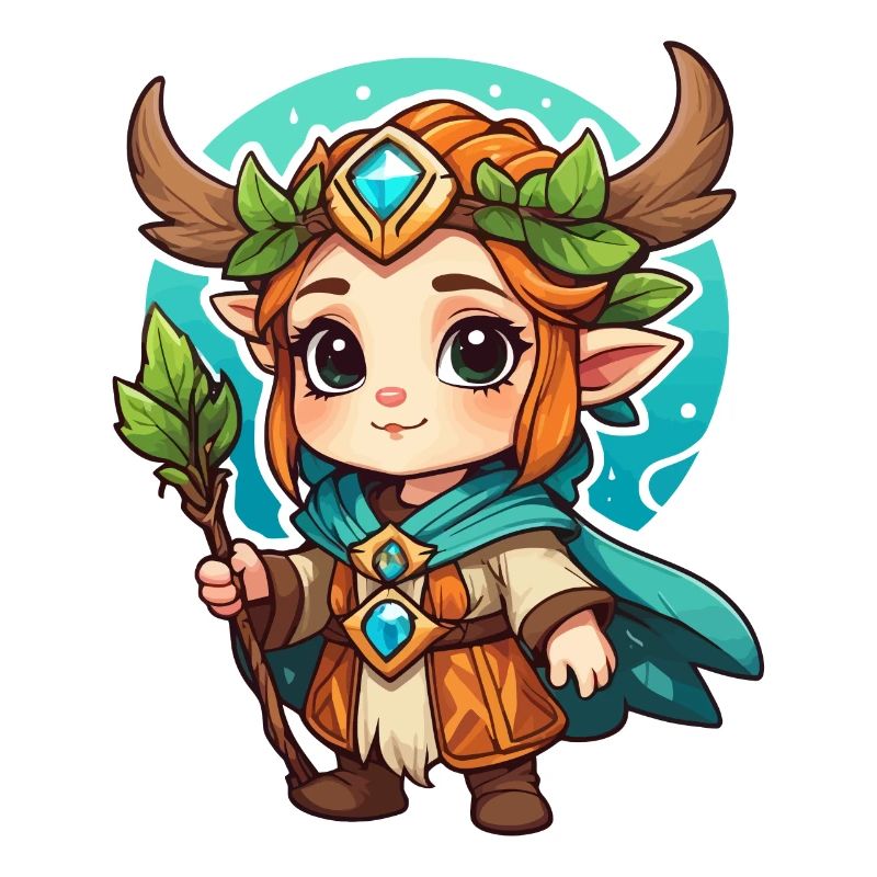 Druide Mignon Illustration