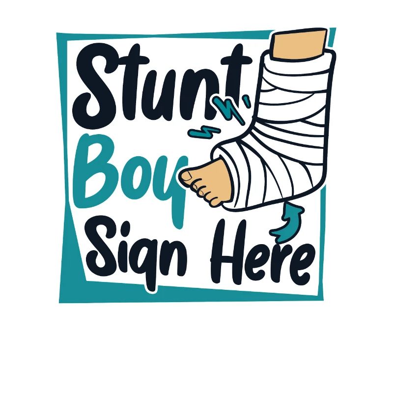Stunt Boy Sign Here Broken Finger Broken Bone