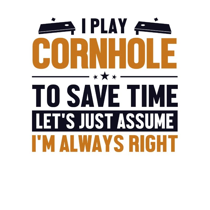 Cornhole Player Supposons que j’ai raison Planches