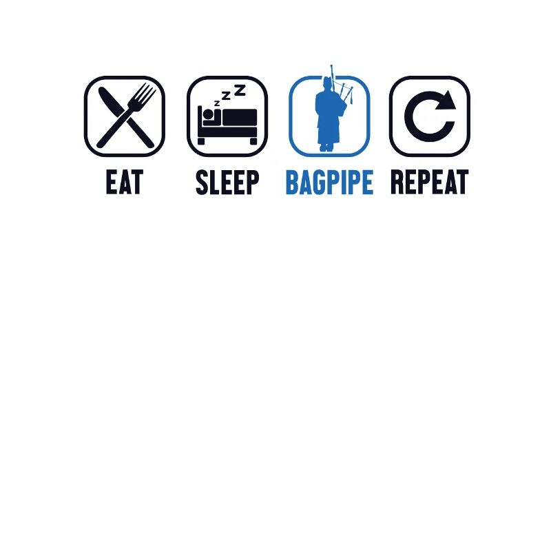 Manger Dormir Cornemuse Répéter Leçons de Cornemuse Sarbacane