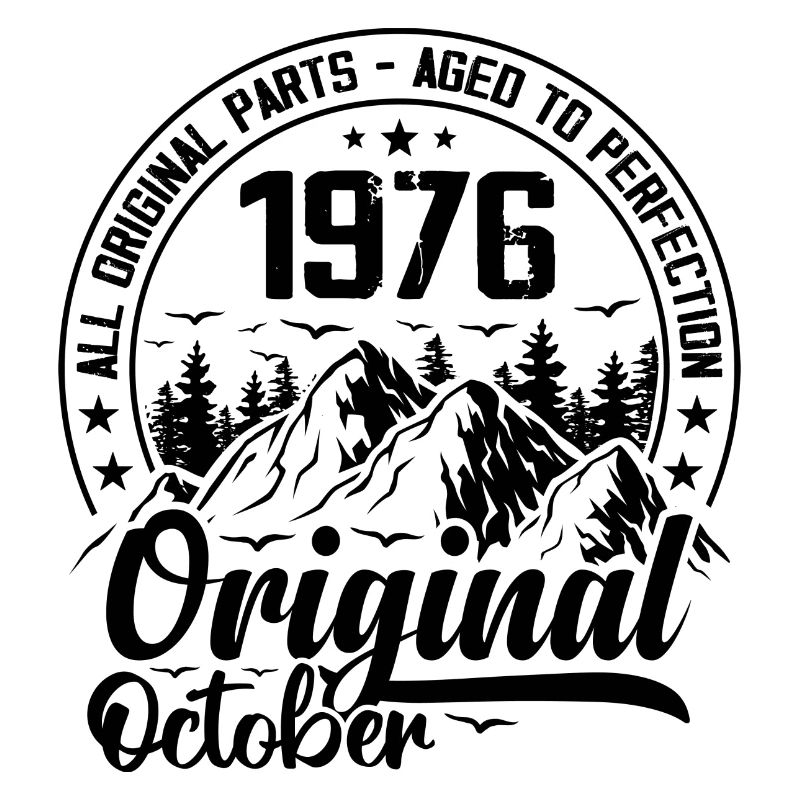 1976 October Original 48 Years Anniversary Gift