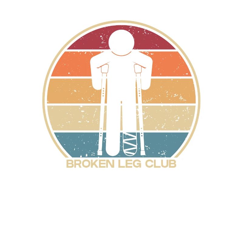 Broken Leg Club Broken Bone Broken Finger Bone
