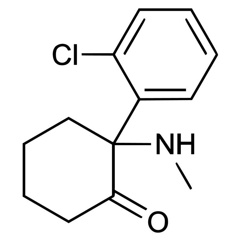 Ketamine (Anesthetic) Molecule