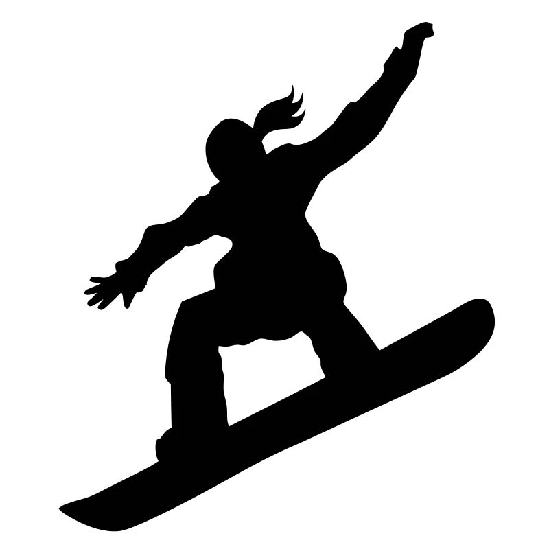 Snowboarding female de