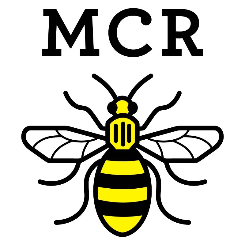 MCR MANCHESTER BEE VECTOR