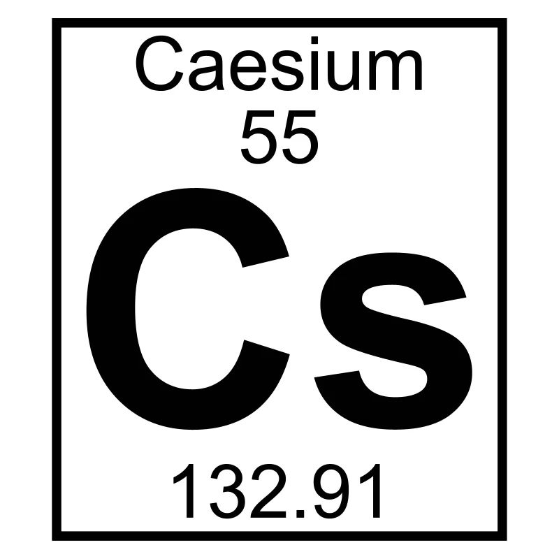 Caesium (Cs) (element 55)