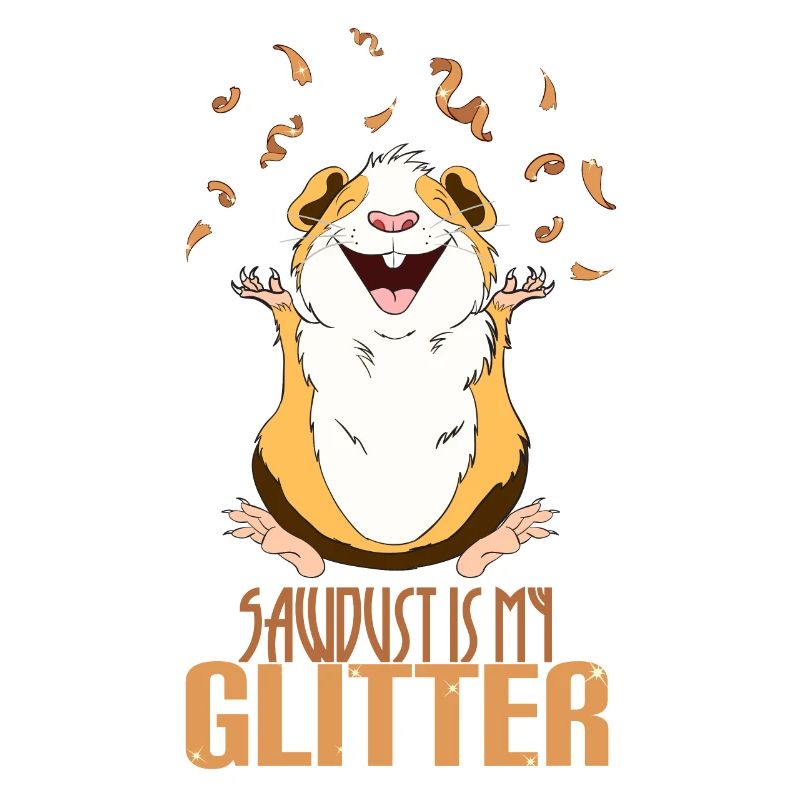 La sciure de cochon d'Inde est mon scintillement