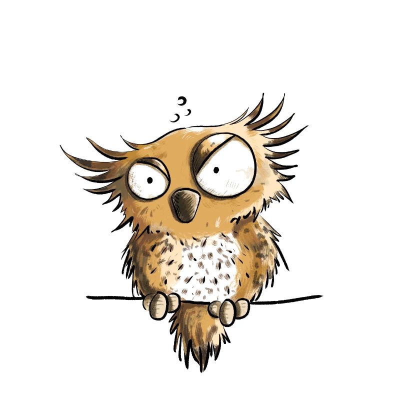 Selber Kauzig Eule Funmotiv Mit Spruch