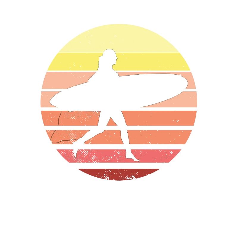 Surfeuse surfeuse vintage surfeur