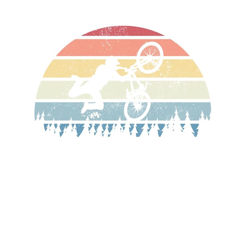 Mountain Biking Sunset Cyclist MTB Gift