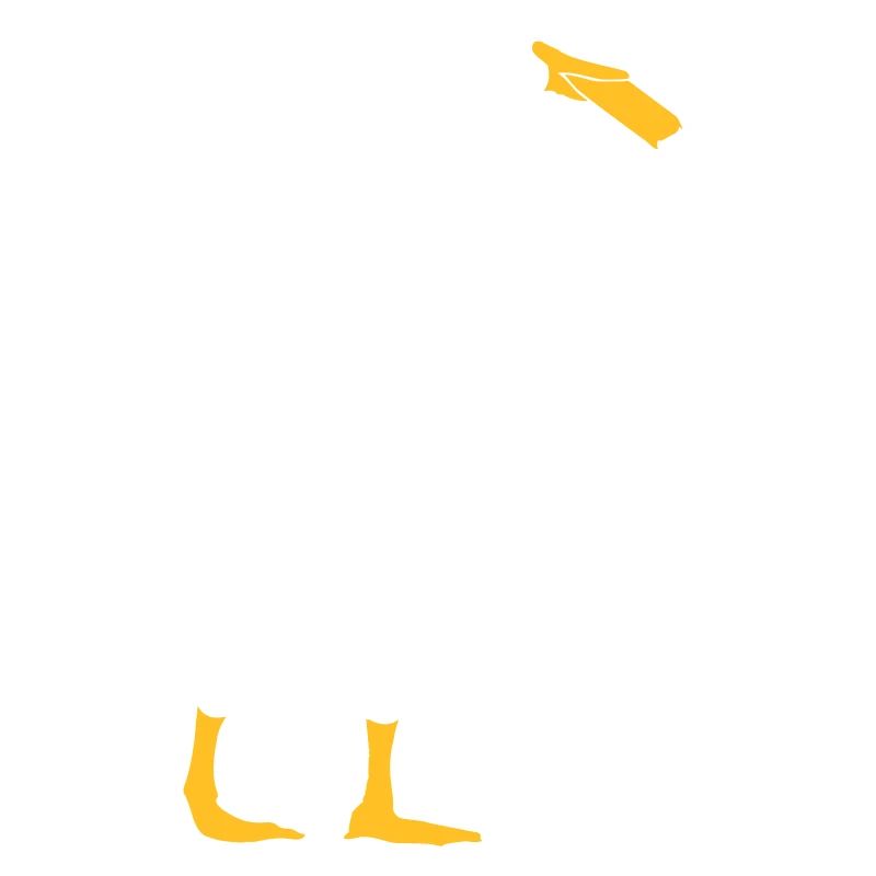 Gefährliche bewaffnete Gans